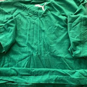 Green puma soccer shirt